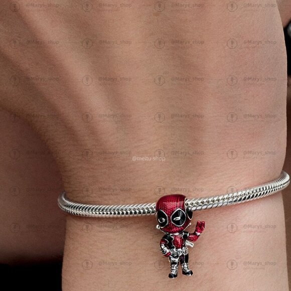 Pandora Marvel Deadpool Charm|Pendant - Picture 2 of 2